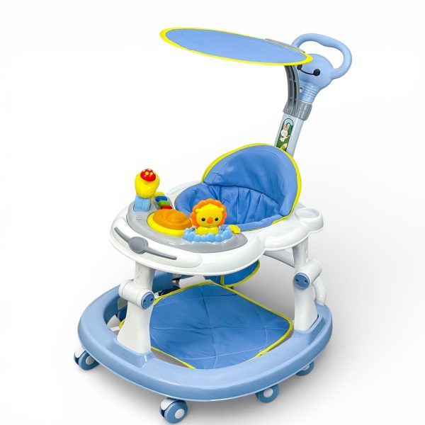 Baby Walker with Sun Protector, Push Handle and Music - Image 6