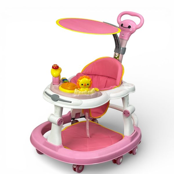 Baby Walker with Sun Protector, Push Handle and Music - Image 3