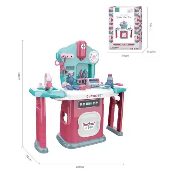 Kids Medical Doctor Set Pretend Play Home Game 30pcs - Image 3