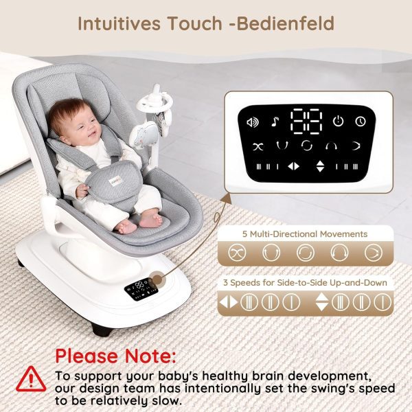 Mastela Deluxe 360° Multi-Motion Cradle - Image 6
