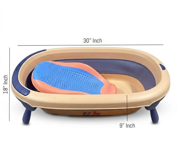 Rovco Multifunctional Folding Baby Bathtub with Bed - Image 3